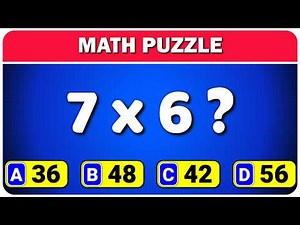Math Puzzle Game | Math Quiz Questions | Math Game | Math Puzzle Question with Answers