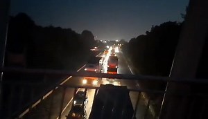 ⚠️ #Felixstowe is gridlocked for ANOTHER night due to the A14 Westbound closure. . . Thanks to Matt Pulham for the video. | Felixstowe News