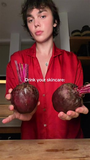 Beetroot and Apple Juice for Glowing Skin