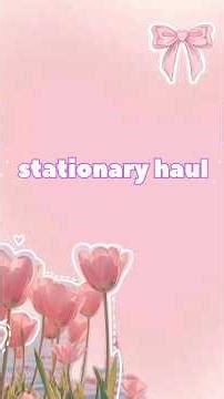 a cute stationary haul🤩🤌🤌 #stationery #stationeryhaul #cute #asthetic #studymotivation #pinterest