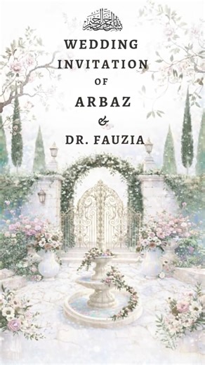 OMQ-04 | Best Muslim Wedding Invitation Video | Nikah & Walima Invite