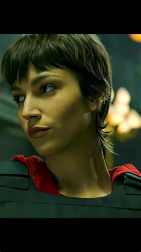 Tokyo 🥰 .She has a personal issue with Gandía 😆😆 .. [ Money heist, professor, Berlin, tokyo, heist, Netflix, series, bank , robbery, print , gold , action , ] .. #money #moneyheist #netflix #series #heist