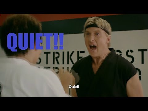 Johnny Lawrence QUIET All QUIETs from Seasons 1-3