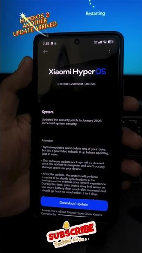 POCO F5 got another HyperOS 2 update 😐Meanwhile me waiting for HyperOS 3… ⏳v2.0.208.0 | Android 15 📱