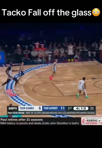 Tacko Fall's Incredible Off-the-Glass Dunk