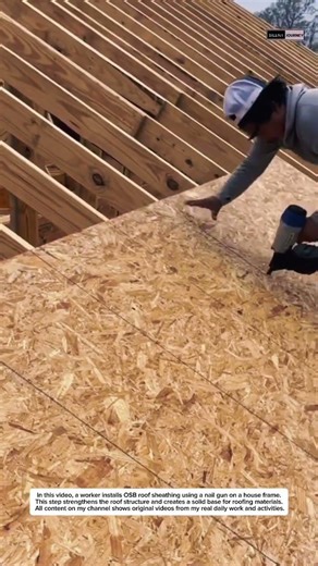 Roof Sheathing Installation | Fast and Satisfying Carpentry Work