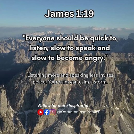 Be Quick to Listen, Slow to Speak | James 1:19 Life Verse