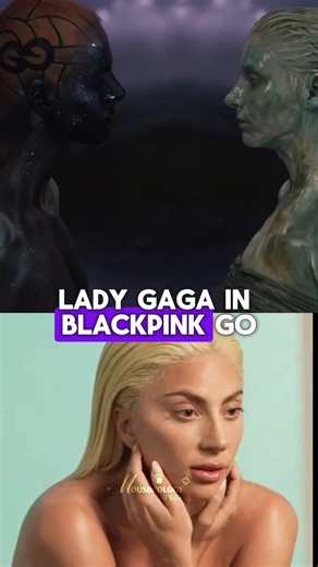 Lady Gaga In Blackpink Music Video? #Blackpink #Ladygaga #Go