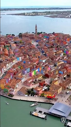 Die bunteste Insel der Welt – Burano, Italien 🌈