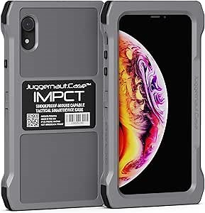 Juggernaut.Case iPhone XR IMPCT Military Grade, Tactical Case, Made in USA