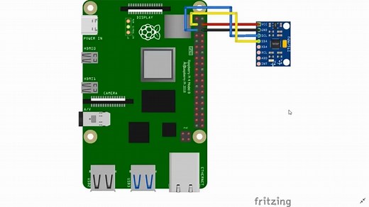 全过程-树莓派使用MPU6050从接线到代码