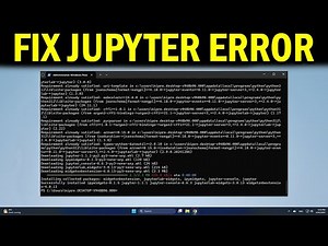How To Fix Jupyter is not Recognized as an Internal or External Command
