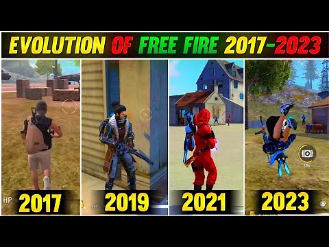 EVOLUTION OF FREE FIRE 2017-2023 😱🔥- Garena Free fire Max