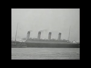 RMS Olympic Footage - Arriving in New York after Nantucket collision (May 16, 1934)