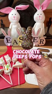 CHOCOLATE COVERED PEEPS POPS #peeps #chocolatetreats #easterbasketideas #easter #eastereggs #easter2024 #easterbasketstuffers #easterbaskets #easterbasketfillers | Easy Recipes & Lifestyle Tips