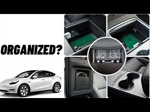 🔥 NEW TESLA MODEL Y UPGRADE 🔥 | Unboxing DEDC Center Console Organizer Tray+Under Seat Storage Box 📦