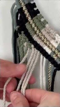 Tuto Macramé : Le Nœud Plat ✨ | Master the Square Knot | Kreuzknoten Anleitung 🧶 Saraya