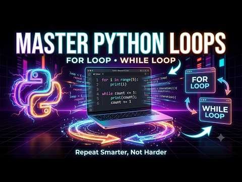 For Loop vs While Loop in Python | Easy Explanation for Beginners