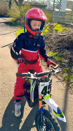 My Son’s FIRST Dirt Bike Ride… I Was Nervous 😳🏍️