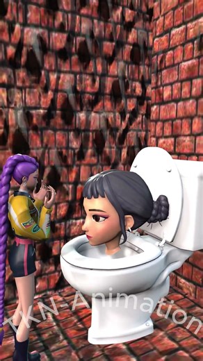 Zoey transformed into a Skibidi Toilet, what??? 🚽 #roblox #funny #shorts