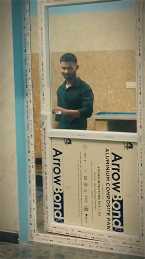 Upvc Open Door 🚪 #reels #machine #upvcprofile #upvc #upvc_windows #bmx #shorts