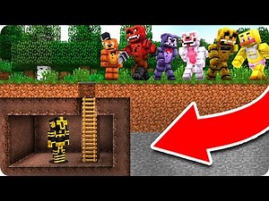 SECRET BASE VS FNAF ANIMATRONIC APOCALYPSE IN MINECRAFT 😱