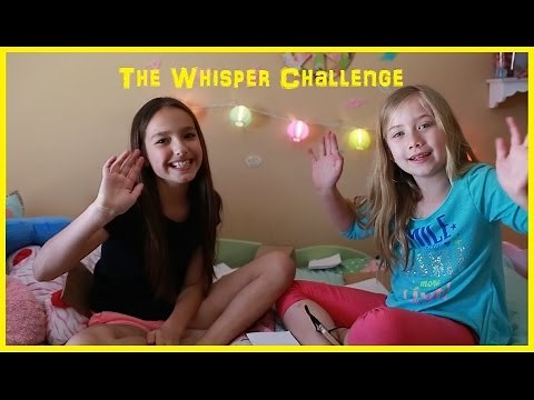The Whisper Challenge Game with Shae & Jaden | Youtube Kids Video