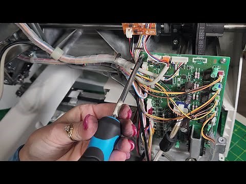 Replacing Main Motor in a Brother PR600II Embroidery Machine
