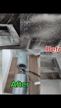 HVAC air conditioning motor removed and blower’s ￼cleaning dirty system replaced the motor