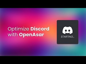 How to OPTIMIZE Discord with OpenAsar!