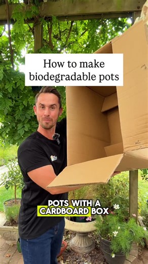 Michael Griffiths on Instagram: "How to make biodegradable pots #gardening"