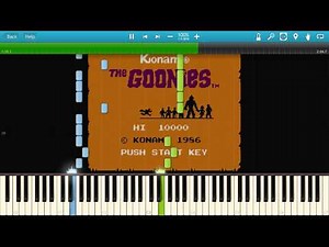 The Goonies (NES) - Synthesia Piano Solo Tutorial