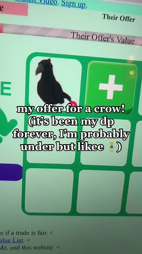 Adopt Me Crow Offer - Trading NFR Arctic Reindeer and More!