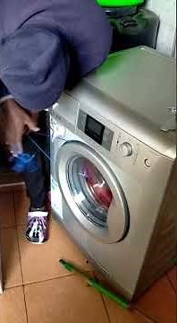 opening a beko washing machine door that has a broken latch.