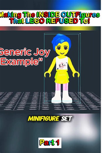 Making The INSIDE OUT Figures That LEGO REFUSED To! #lego #insideout2 #customlego #disney #Anxiety