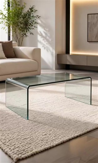 Bent Glass Coffee Table & Office Desk — Premium Tempered Glass Furniture