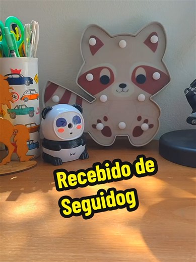 Ganhei uma raposinha paper que se mexe!