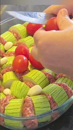 Fırında Köfteli Kabak Tarifi 🥒 En Kolay ve Lezzetli Akşam Yemeği! 😍