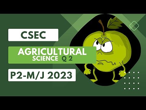 CSEC Agricultural Science paper 2 2023 Q2