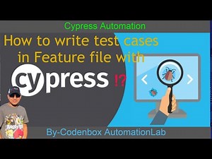 BDD-Part 3: How to create Feature file for Cucumber-BDD framework in Cypress?