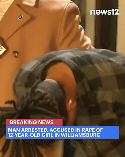 1.3M views · 14K reactions | BREAKING NEWS: 27-year-old man arrested in rape of 12-year-old girl in Williamsburg. https://bit.ly/49Gni8s | News 12 Brooklyn | Facebook