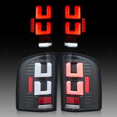 Clear Lens LED Tail Lights For 2007-2014 Chevy Silverado 1500 2500 Black Lamps | eBay