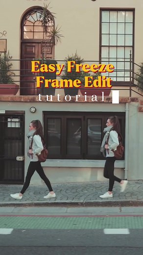 Super easy freeze frame tutorial ✨🎥 have you tried this effect? #capcuttutorial #cccreator