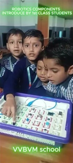 First Step to Robotics! Class 1 Kids Introduce Basic Components | VVBVM Indore
