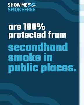 Only 1 in 3 Missourians are 100% Protected from Secondhand Smoke in Public Places #ShowMeSmokefree