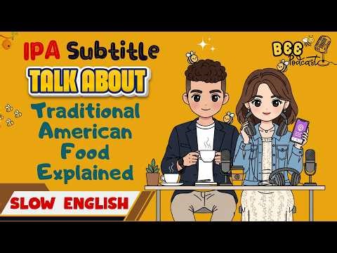 English Podcast with IPA Transcription | Traditional American Food Explained