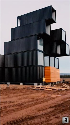 Shipping Container Home Build in 60 Seconds (Timelapse) BEFORE ➜ AFTER