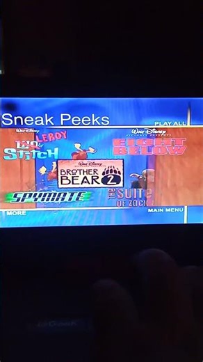 Sneak Peeks Menu From High School Musical Encore Edition 2006 DVD