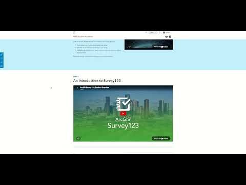 GIS Education Academy - Module 2: How to upload and style data, using ArcGIS Online