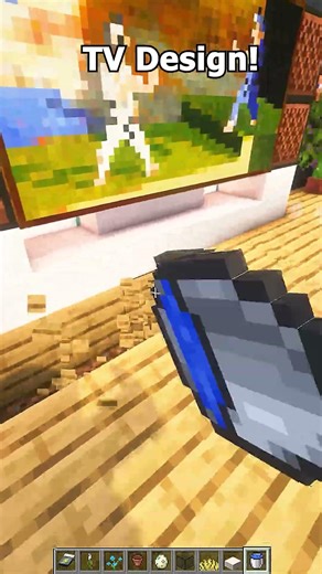 Minecraft TV Design📺#shorts #minecraft